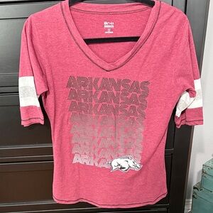 Knights Apparel Red Arkansas Short Sleeve Tee
